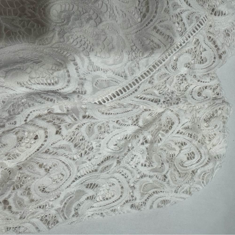 PerSeption Concept White Lace Blouse - Picture 4 of 8